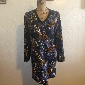 Roman's V neck blouse, size 1X